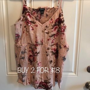 Torrid plus size 4 spaghetti strap top pink/mauve